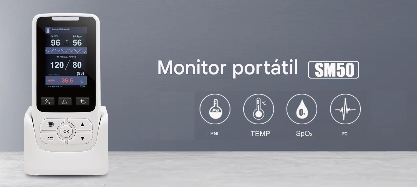 Monitor de Signos Vitales Portátil, Sinohero SM50 - Image 4